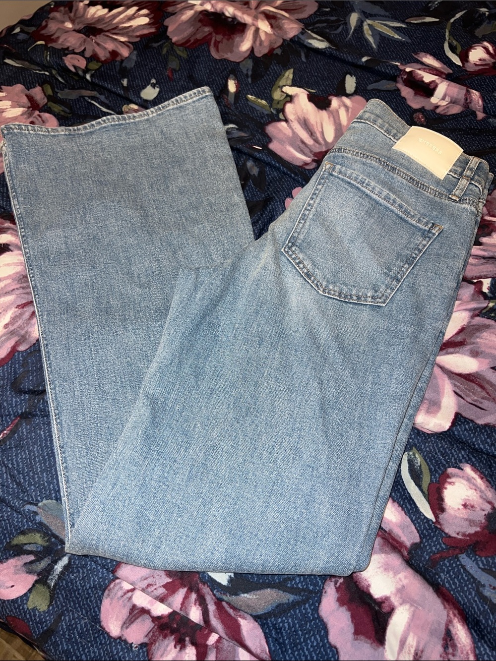 Light Blue Women's Straight-Leg Jeans